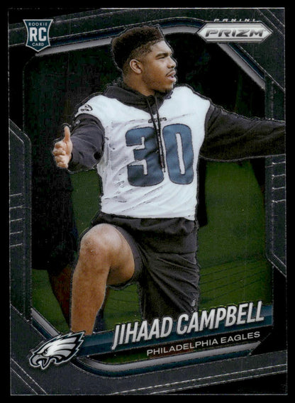 Jihaad Campbell 2025 Panini Prizm #334 Silver