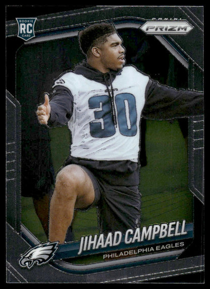 Jihaad Campbell 2025 Panini Prizm #334 Silver