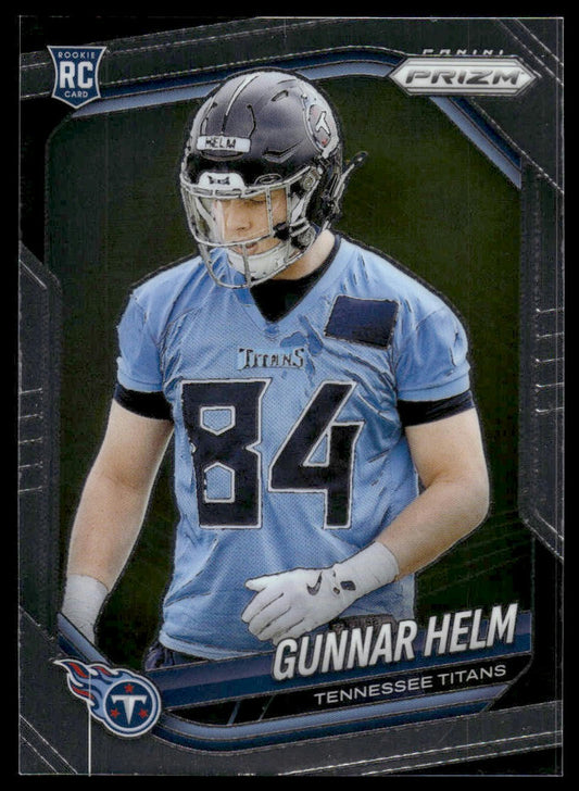 Gunnar Helm 2025 Panini Prizm #359 Pink
