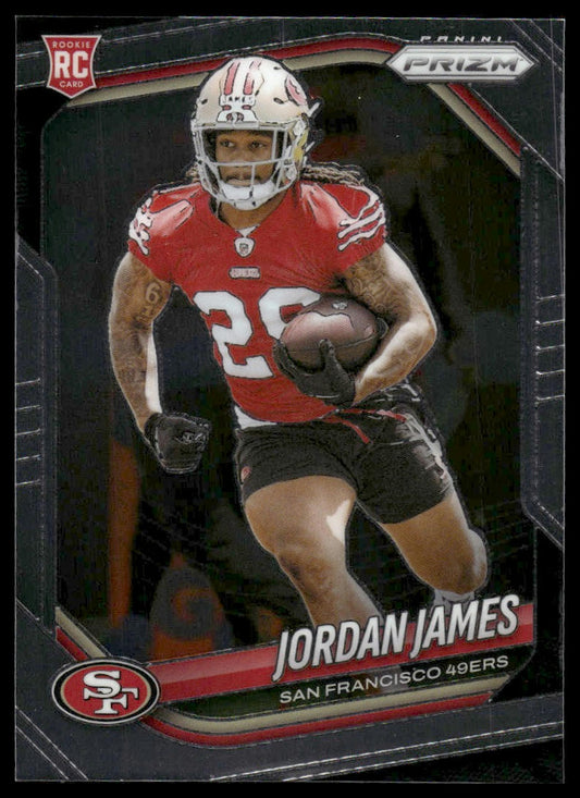 Jordan James 2025 Panini Prizm #323 Orange Ice