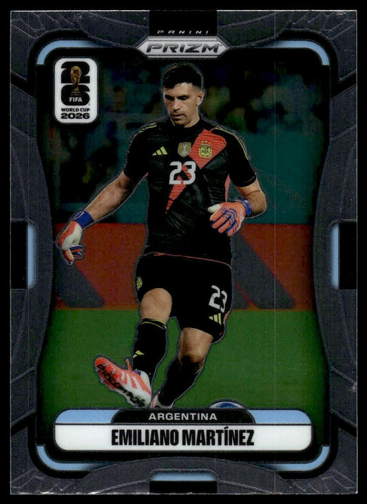 2026 Panini Prizm FIFA World Cup #2 Emiliano Martínez Silver Prizm
