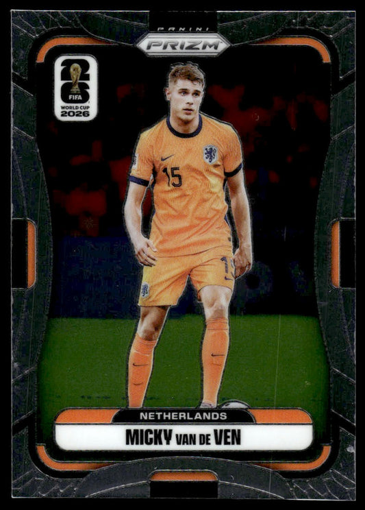 2026 Panini Prizm FIFA World Cup #316 Micky van de Ven Silver Prizm