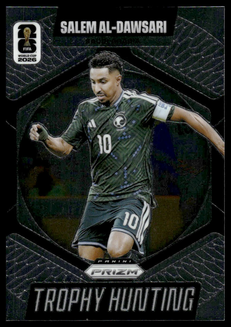 2026 Panini Prizm FIFA World Cup #18 Salem Al-Dawsari Trophy Hunting