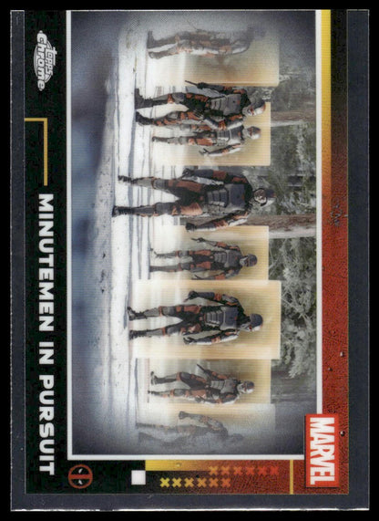 2025 Topps Chrome Deadpool #49 Minutemen in Pursuit