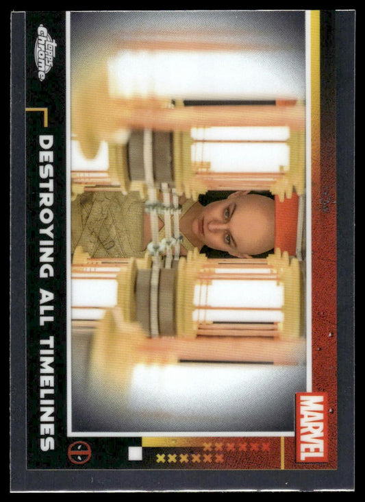 2025 Topps Chrome Deadpool #99 Destroying All Timelines