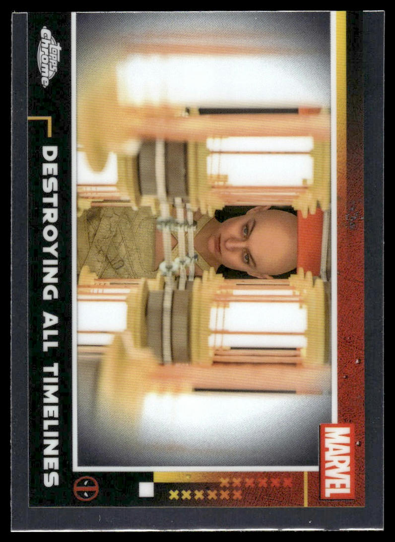 2025 Topps Chrome Deadpool #99 Destroying All Timelines