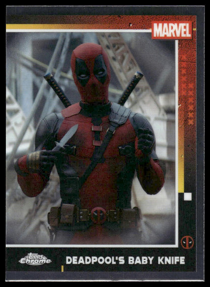 2025 Topps Chrome Deadpool #72 Deadpool's Baby Knife