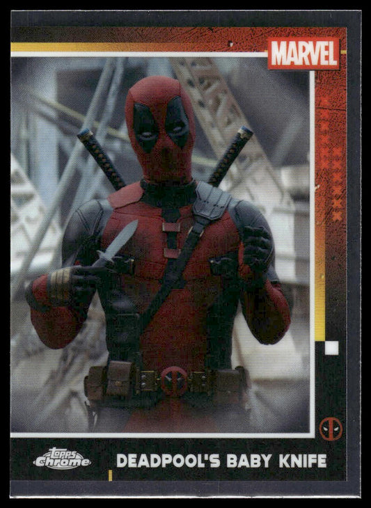 2025 Topps Chrome Deadpool #72 Deadpool's Baby Knife