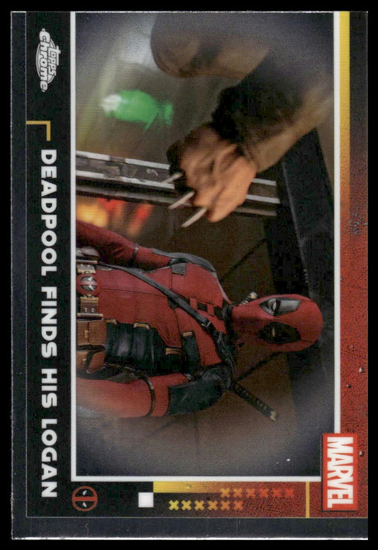 2025 Topps Chrome Deadpool #62 Deadpool Finds His Logan