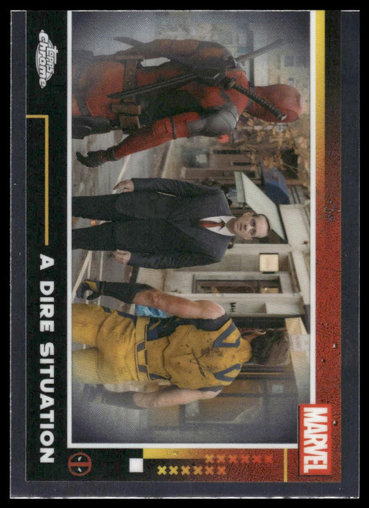 2025 Topps Chrome Deadpool #92 A Dire Situation