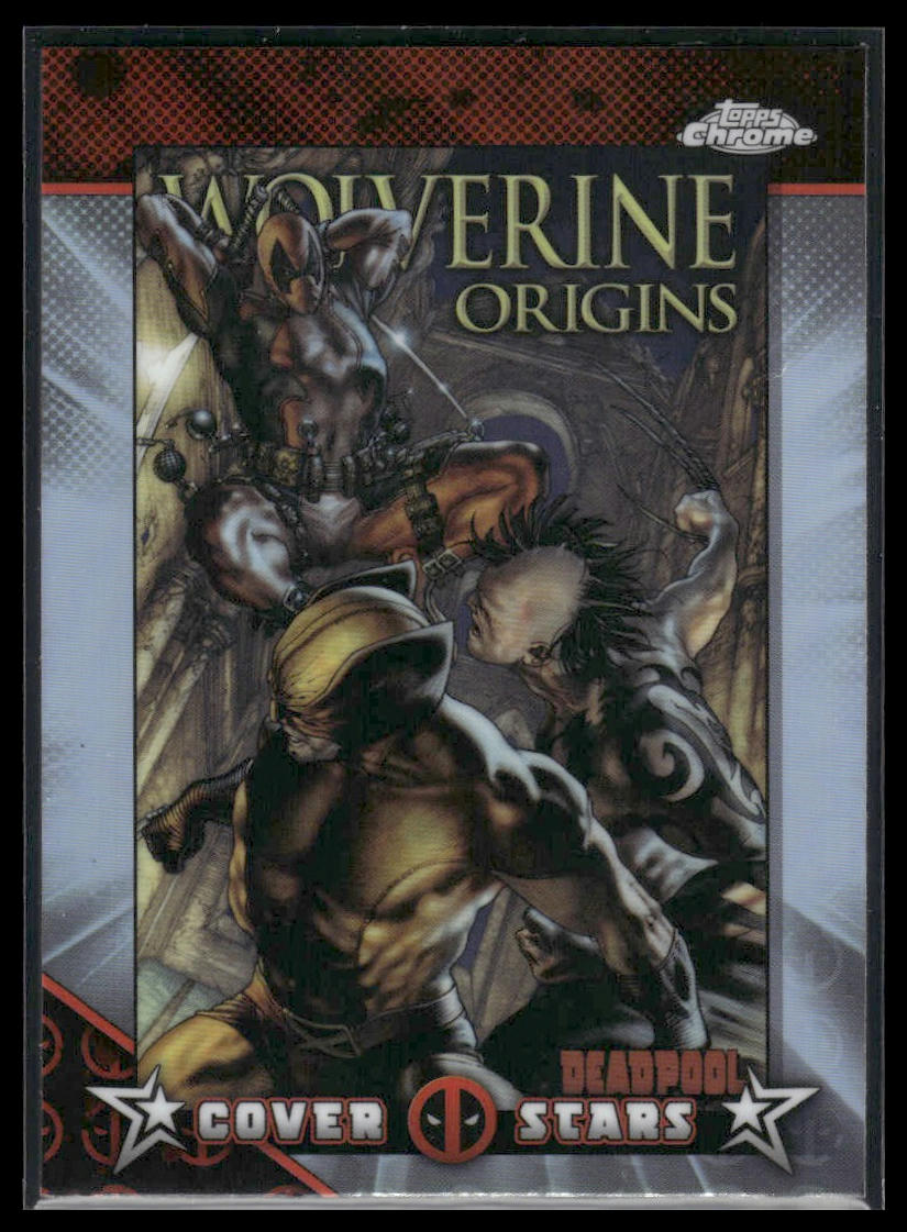2025 Topps Chrome Deadpool #CS-25 Wolverine: Origins Cover Stars