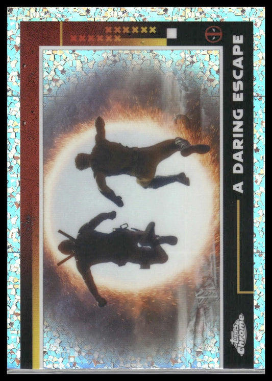 2025 Topps Chrome Deadpool #90 A Daring Escape
