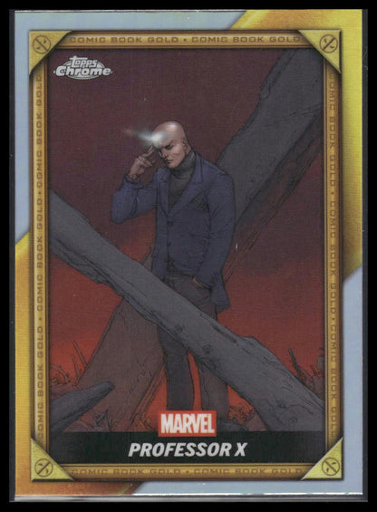 2025 Topps Chrome Deadpool #CB-19 X-Men: Prelude To Schism #1 Comic Book Gold