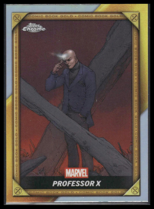 2025 Topps Chrome Deadpool #CB-19 X-Men: Prelude To Schism #1 Comic Book Gold