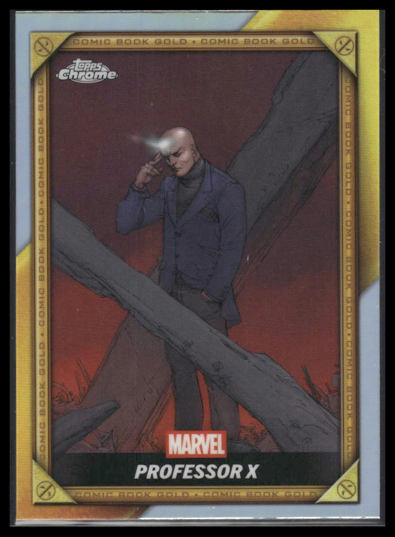 2025 Topps Chrome Deadpool #CB-19 X-Men: Prelude To Schism #1 Comic Book Gold