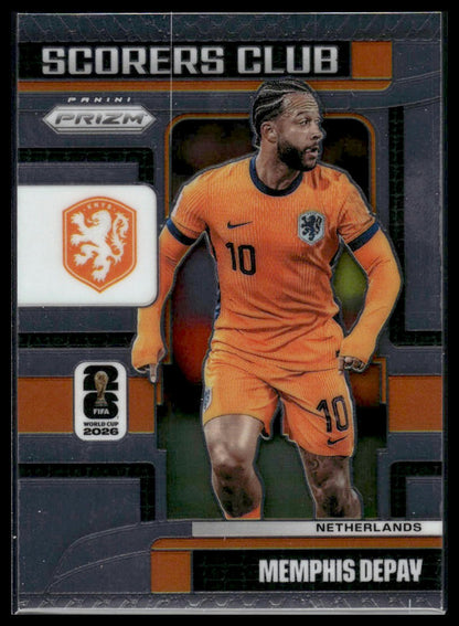 2026 Panini Prizm FIFA World Cup #9 Memphis Depay Scorers Club