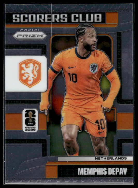 2026 Panini Prizm FIFA World Cup #9 Memphis Depay Scorers Club