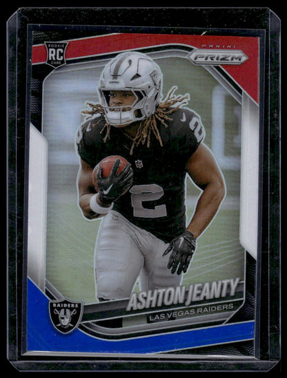 2025 Panini Prizm Football #315 Ashton Jeanty Red White and Blue Prizm