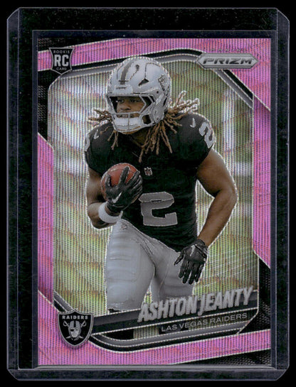 2025 Panini Prizm Football #315 Ashton Jeanty Pink Pulsar Prizm