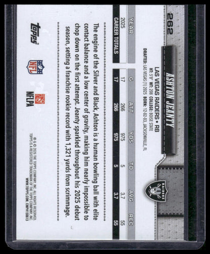 2026 Topps Football #262 Ashton Jeanty