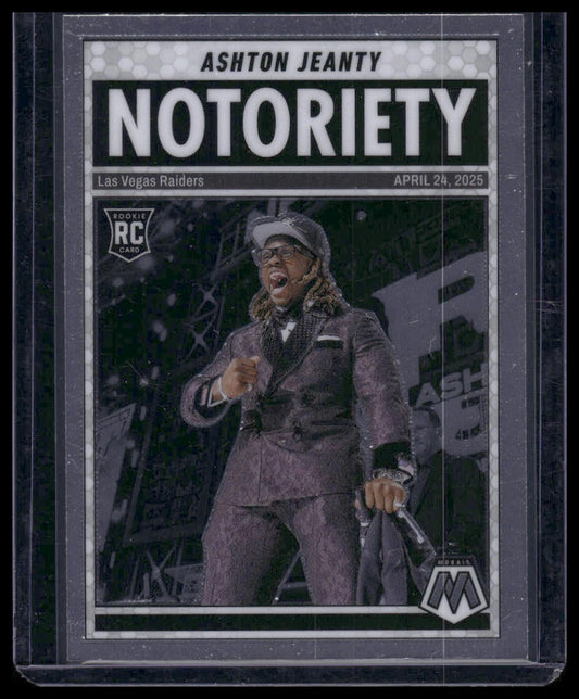 2025 Panini Mosaic Football #18 Ashton Jeanty Notoriety