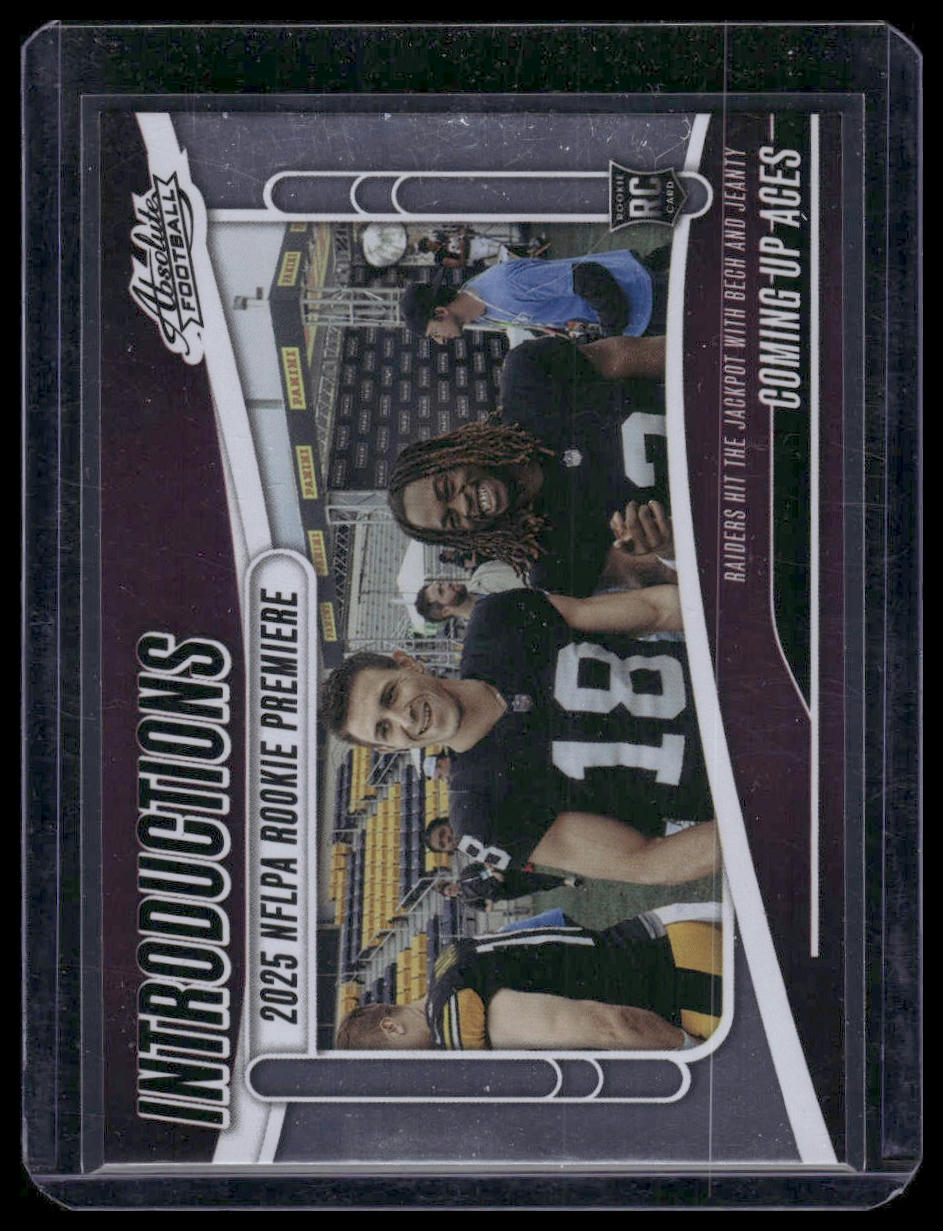 2025 Panini Absolute #I-AJY Ashton Jeanty / Jack Bech Introductions