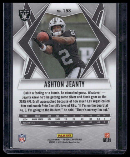 2025 Panini Phoenix Football #158 Ashton Jeanty