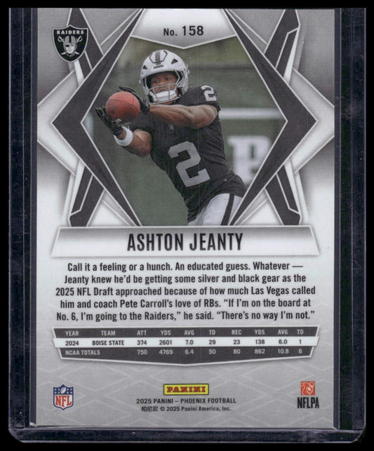 2025 Panini Phoenix Football #158 Ashton Jeanty