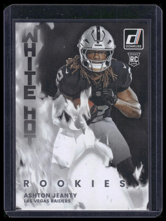 2025 Panini Donruss Football #WHR-ASJ Ashton Jeanty White Hot Rookies