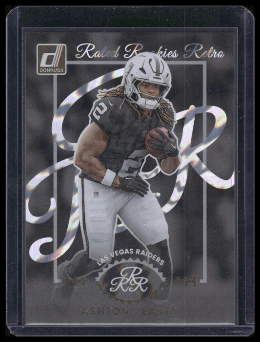 2025 Panini Donruss Football #10 Ashton Jeanty Rated Rookies Retro