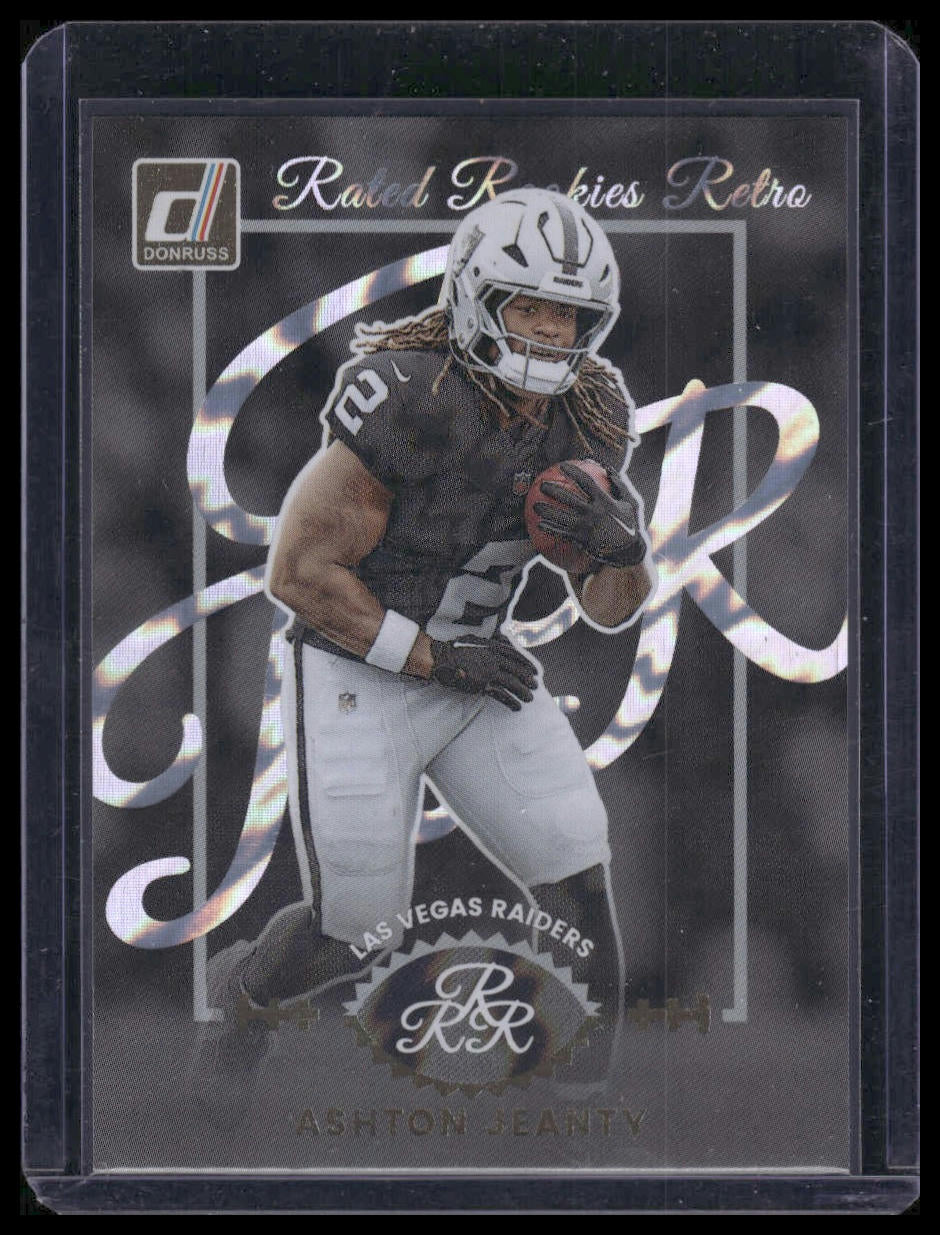 2025 Panini Donruss Football #10 Ashton Jeanty Rated Rookies Retro