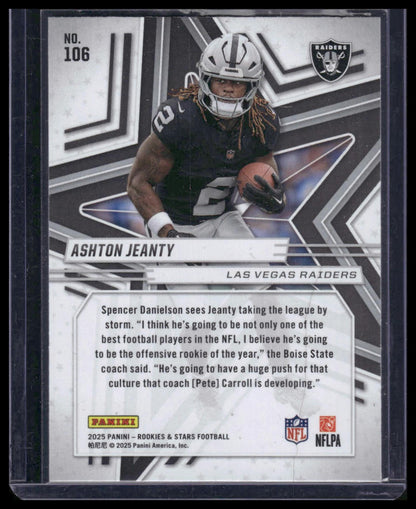 2025 Panini Rookies & Stars Football #106 Ashton Jeanty