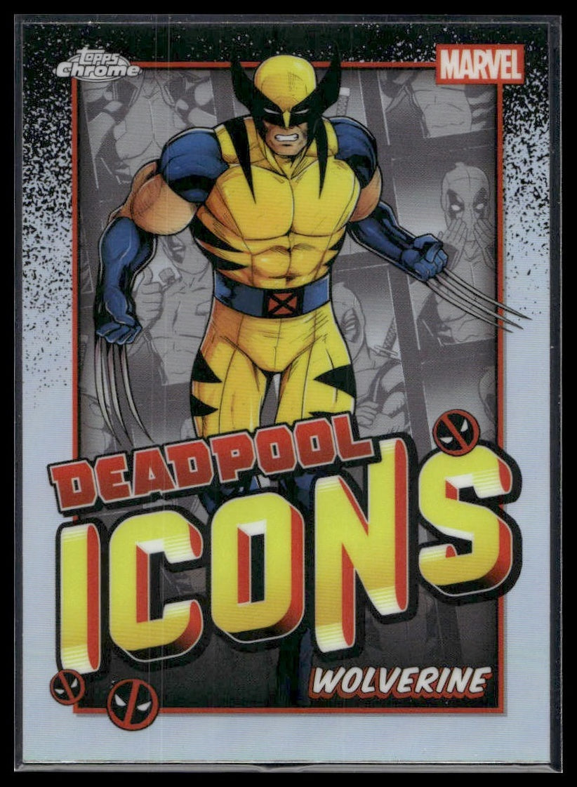 2025 Topps Chrome Marvel Deadpool #DI-10 Wolverine Deadpool Icons