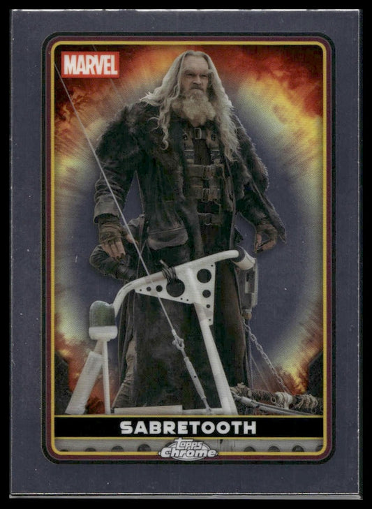 2025 Topps Chrome Marvel Deadpool #41 Sabretooth