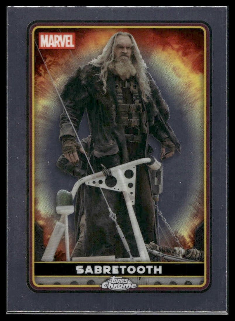 2025 Topps Chrome Marvel Deadpool #41 Sabretooth
