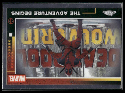 2025 Topps Chrome Marvel Deadpool #47 The Adventure Begins