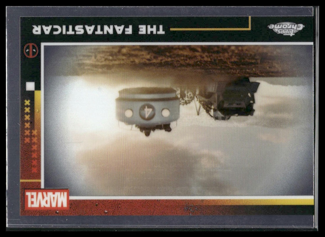 2025 Topps Chrome Marvel Deadpool #66 The Fantasticar