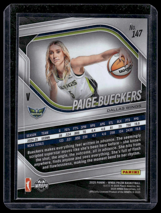 2025 Panini Prizm WNBA #147 Paige Bueckers Rookie Variation