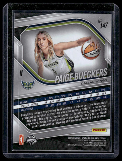 2025 Panini Prizm WNBA #147 Paige Bueckers Rookie Variation