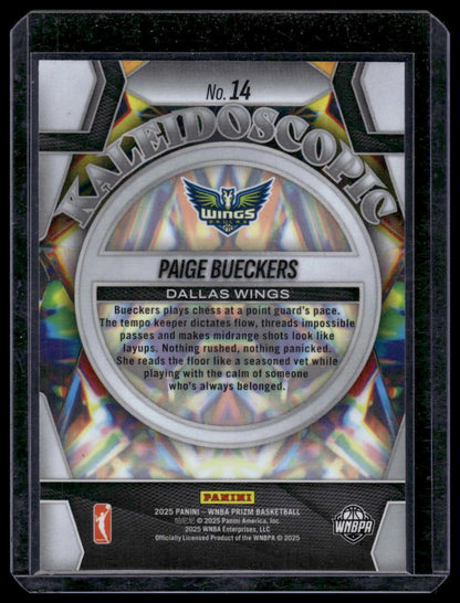 2025 Panini Prizm WNBA #14 Paige Bueckers Kaleidoscopic