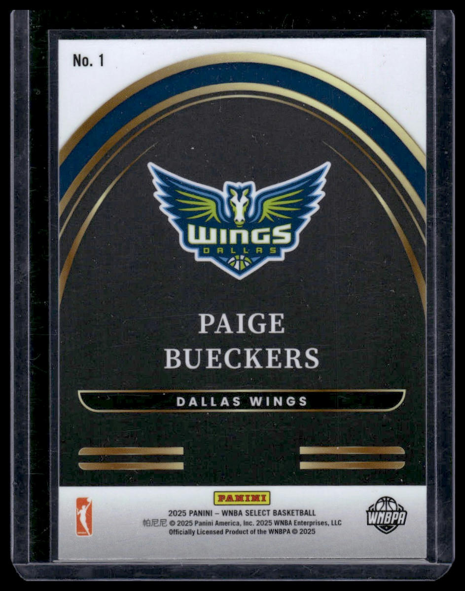 2025 Panini Select WNBA #1 Paige Bueckers Future