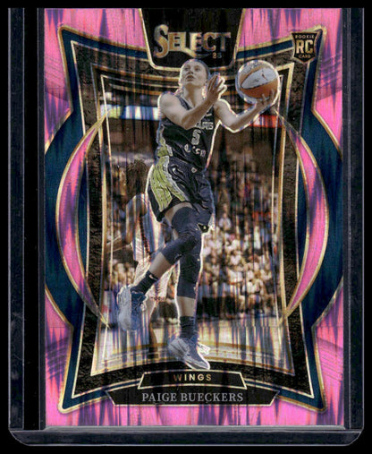 2025 Panini Select WNBA #25 Paige Bueckers Pink Flash Prizm