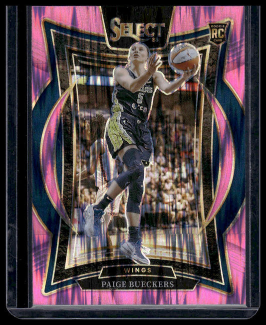 2025 Panini Select WNBA #25 Paige Bueckers Pink Flash Prizm