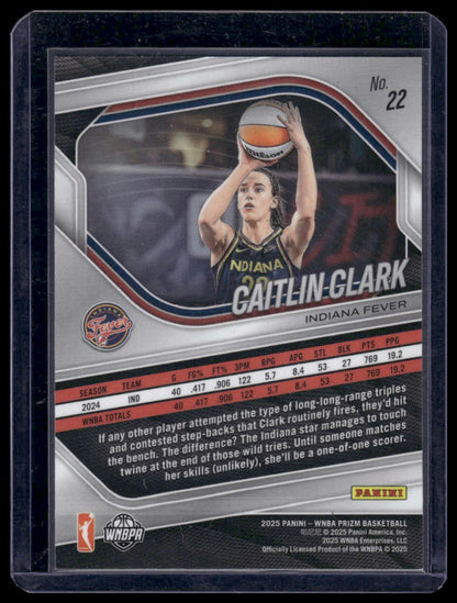2025 Panini Prizm WNBA #22 Caitlin Clark