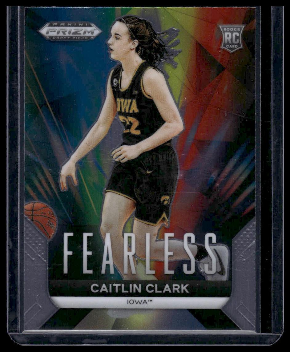 2024 Panini Prizm Draft Picks #24 Caitlin Clark Fearless