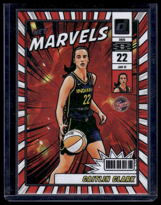 2025 Panini Donruss WNBA #19 Caitlin Clark Net Marvels