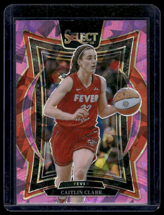 2025 Panini Select WNBA #41 Caitlin Clark Pink Ice