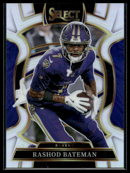 2025 Panini Select Football #62 Rashod Bateman Silver
