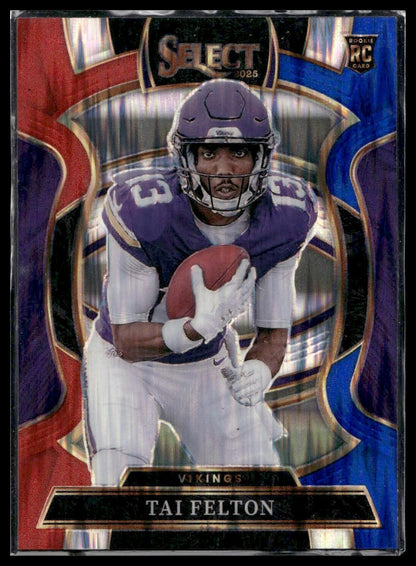 2025 Panini Select Football #64 Tai Felton Tri-Color