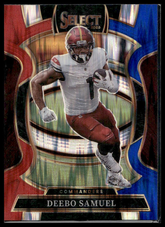 2025 Panini Select Football #87 Deebo Samuel Tri-Color